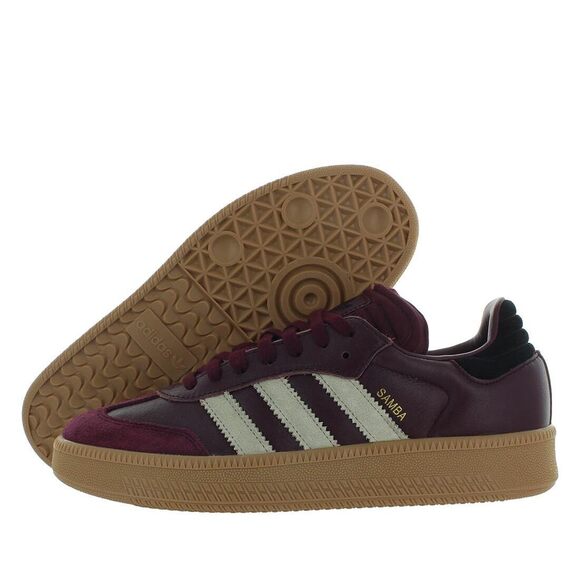 adidas Samba XLG Unisex Shoes Size 10.5 Color: Maroon/Wonder Beige/Gum-Red